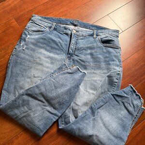 KUT Skinny Jeans Distressed Accents Size 20W